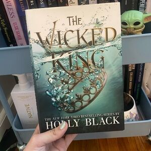 Holly Blacks Wicked King from the Cruel Prince series hardcover with dust cover